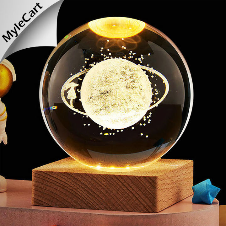 3D Crystal Ball Light Lamp
